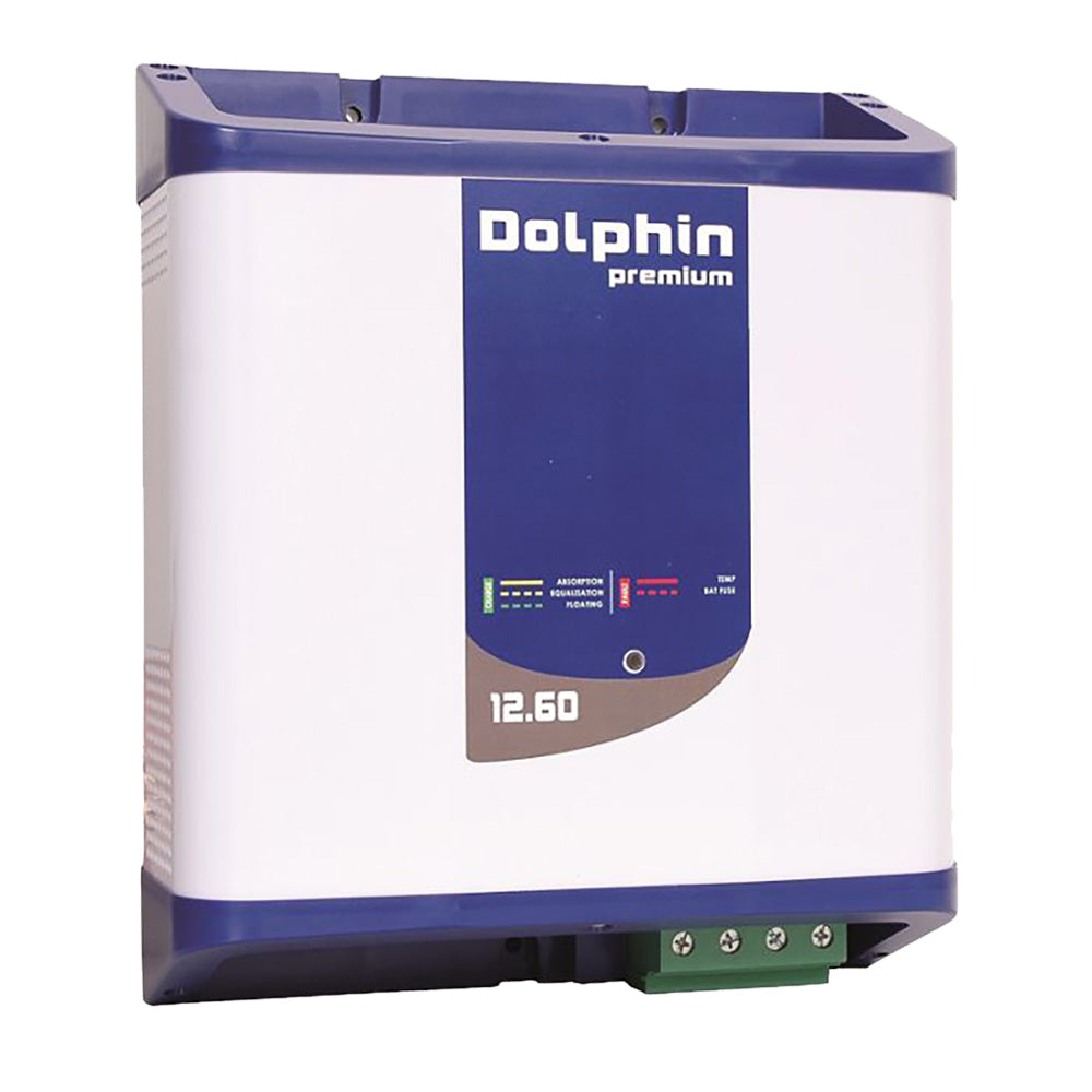 Dolphin Premium Series Dolphin Battery Charger 12V, 60A, 110/220VAC - 3 Outputs