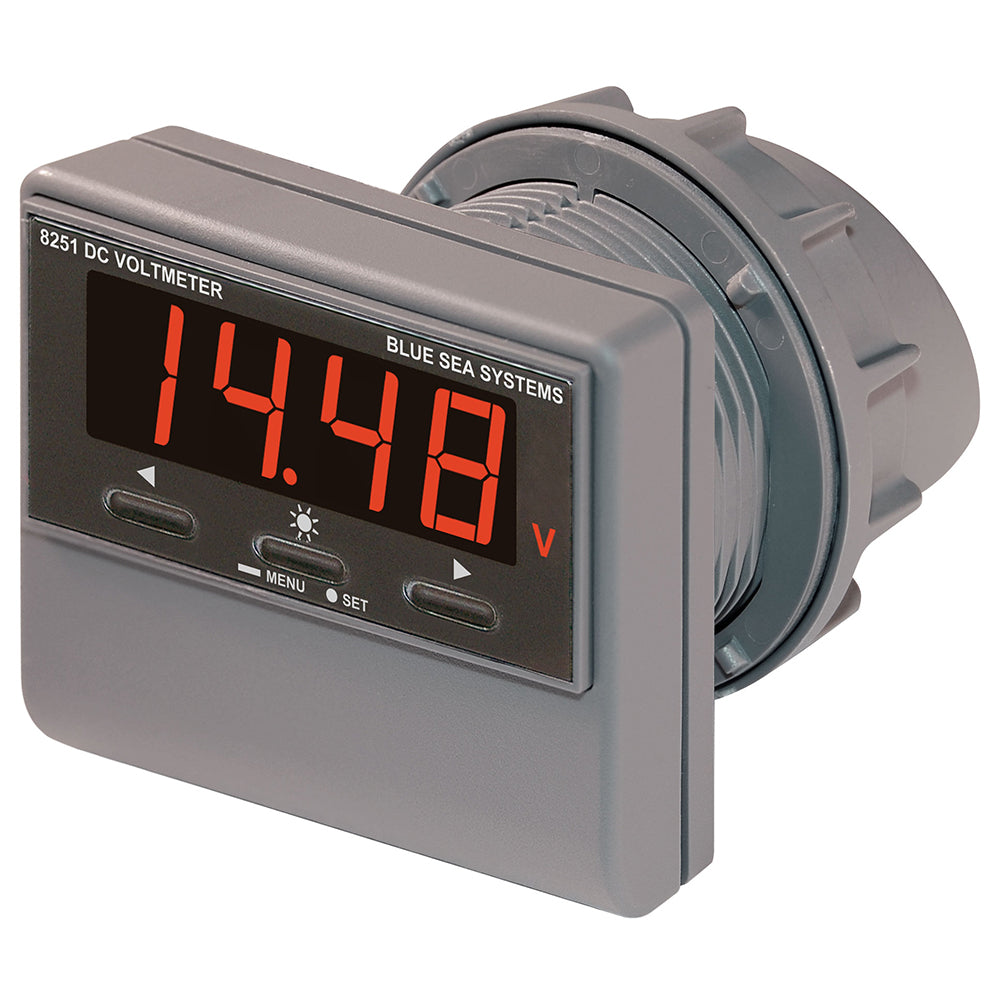 Blue Sea 8251 DC Digital Voltmeter with Alarm