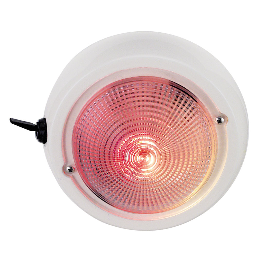 Perko Dome Light with Red & White Bulbs