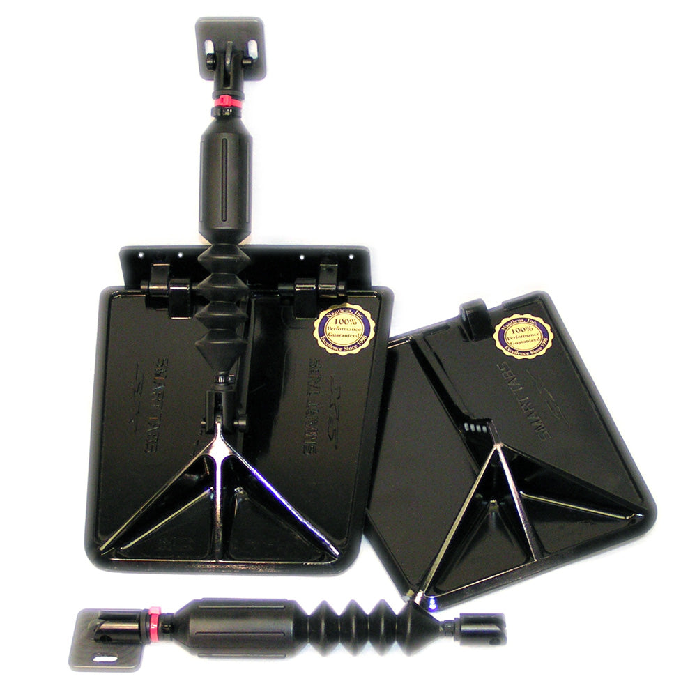 Nauticus SX9510-30 Smart Tab SX Trim Tabs for 13-15' Boat with 30 - 40HP - Black