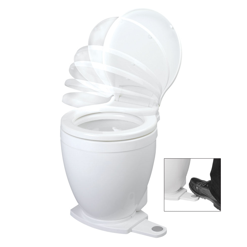 Jabsco Lite Flush Electric 12V Toilet with Footswitch