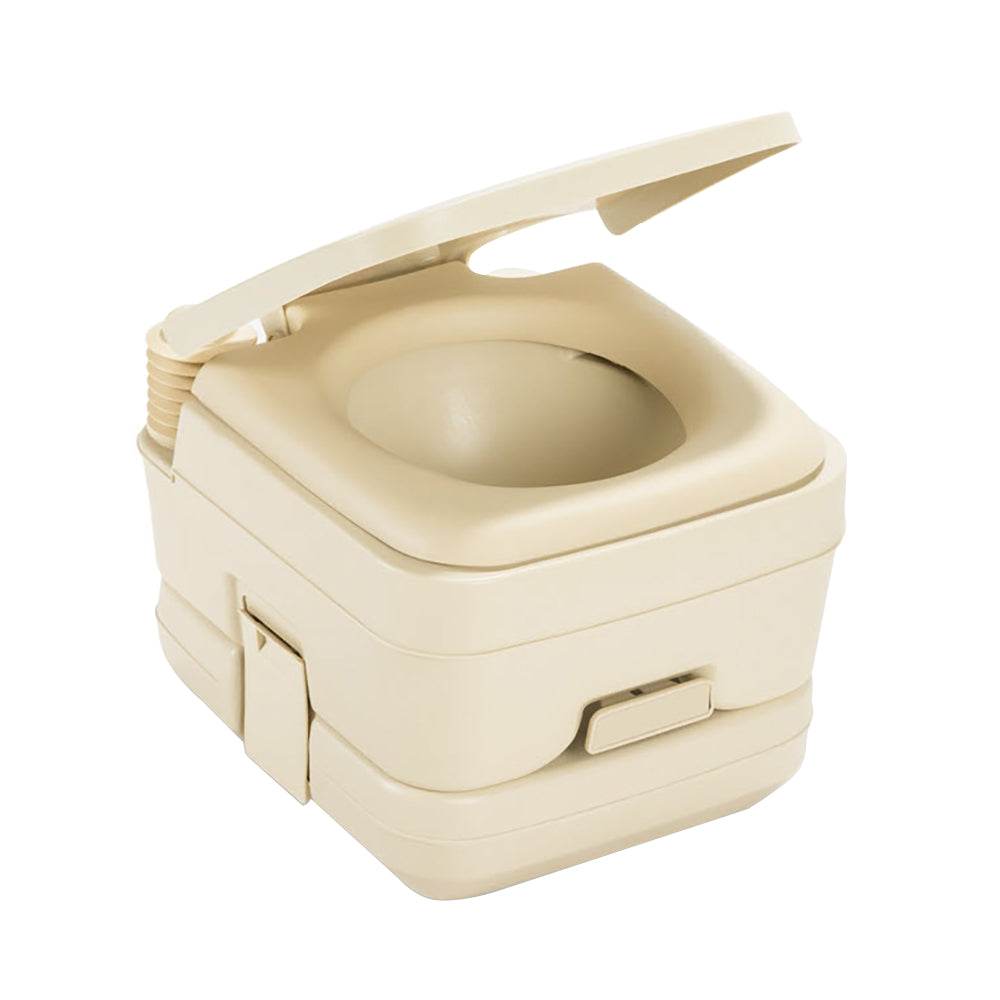 Dometic 964 Portable Toilet with Mounting Brackets - 2.5 Gallon - Parchment