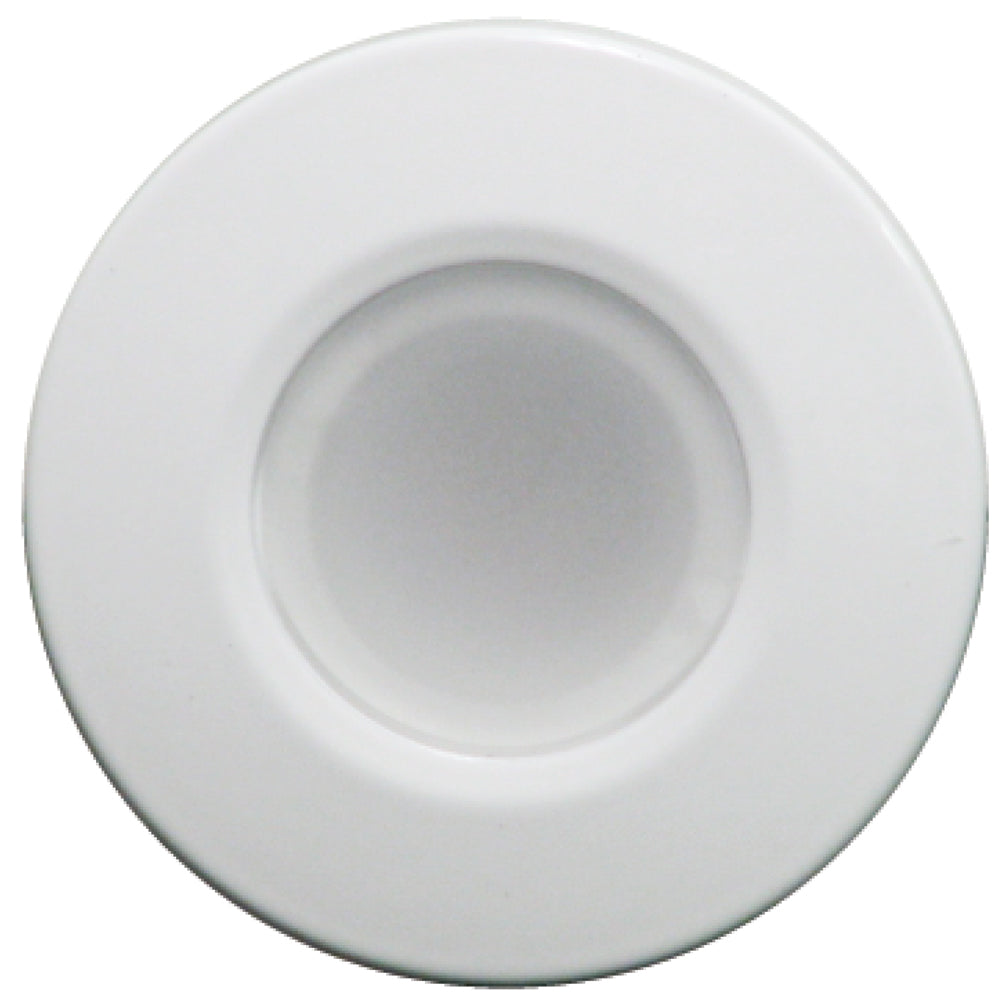 Lumitec Orbit - Flush Mount Down Light - White Finish - 4-Color, Non Dimming