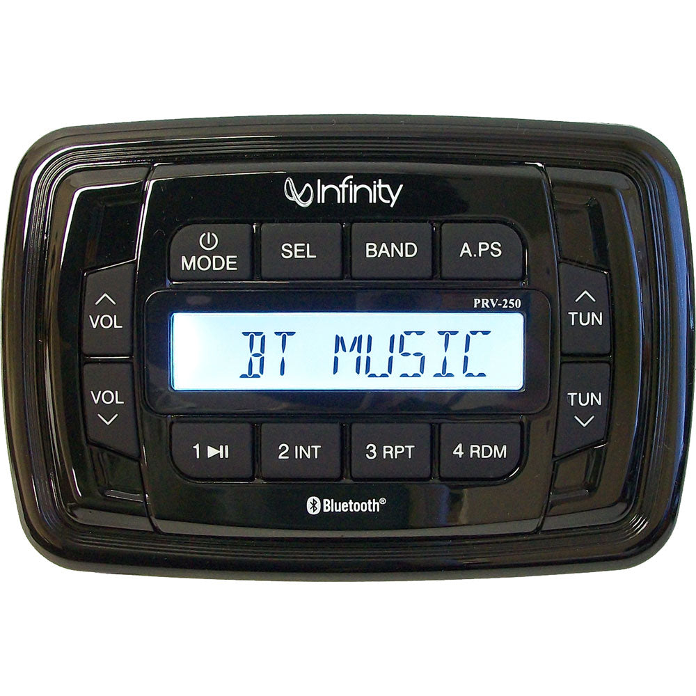 Infinity PRV250 AM/FM/BT Stereo Marine Digital Media Receiver Built in Bluetooth