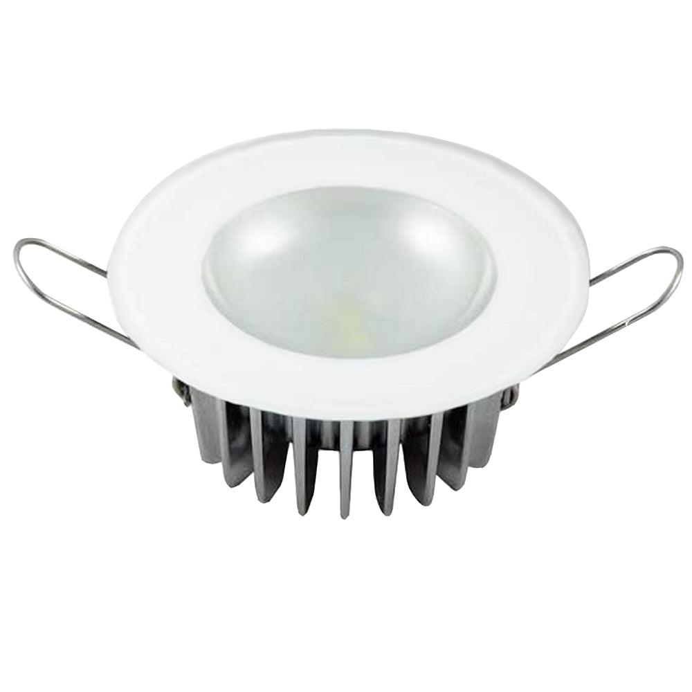 Lumitec Mirage Flush Mount Down Light Glass Finish/No Bezel, 4-Color Non Dimming