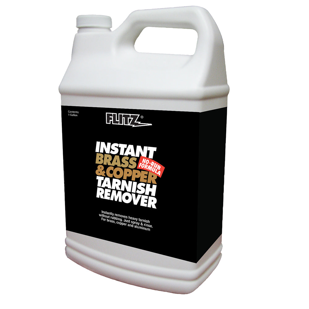 Flitz Instant Brass Copper Tarnish Remover 1 Gallon w/ Powerful Organic Formula