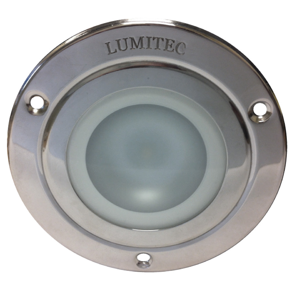 Lumitec Shadow Flush Mount Down Light 3-Color Red/Blue Non Dimming White Dimming