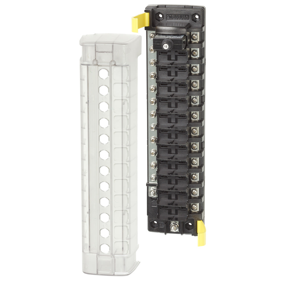 Blue Sea 5054 ST CLB Circuit Breaker Block - 12 Position with Negative Bus