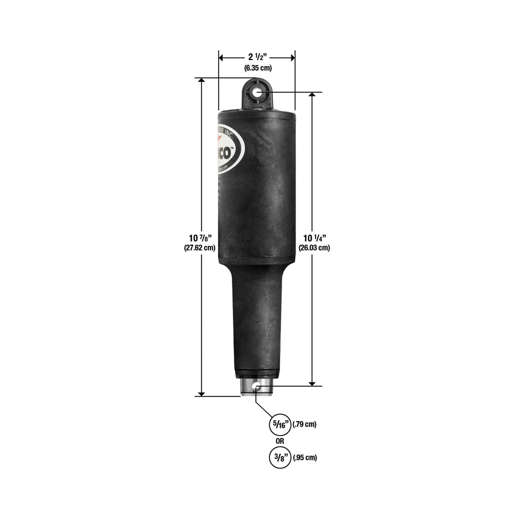 Lenco 101XDS Short Extreme Duty Actuator 12V 2-1/4" Stroke with 5/16" Hardware