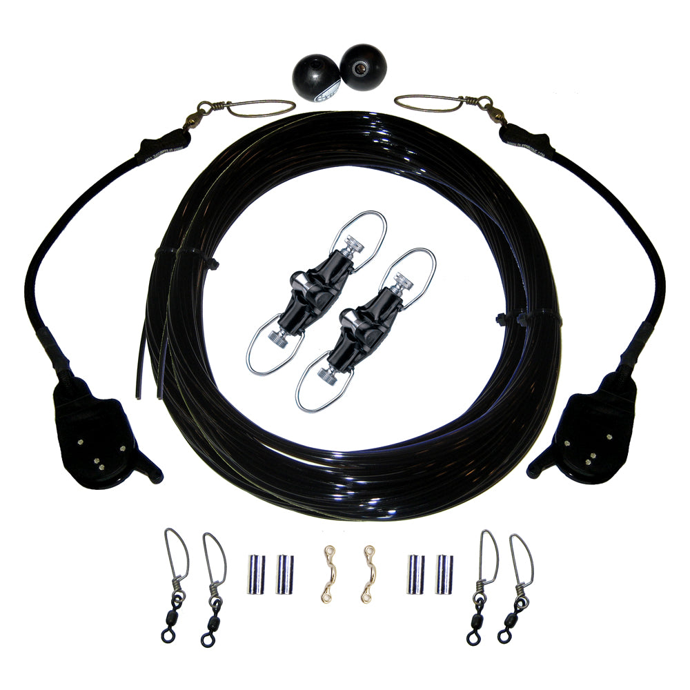 Rupp Single Rigging Kit with Lok-Ups & Nok-Outs - 160' Black Mono