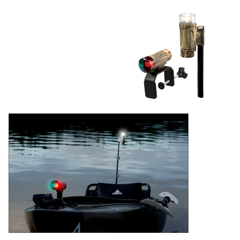 Attwood PaddleSport Portable Navigation Light Kit - C-Clamp, Max-4 Camo