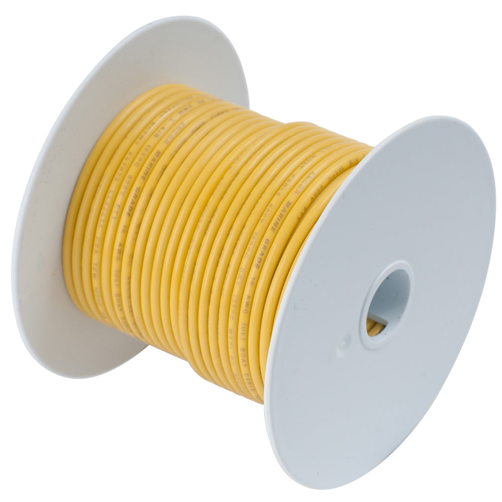 Ancor Yellow 14 AWG Tinned Copper Wire - 250'