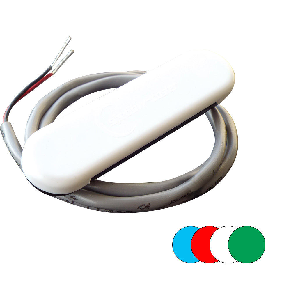 Shadow-Caster Courtesy Light 2' Lead Wire White ABS Cover RGB Multi-Color 4-Pack