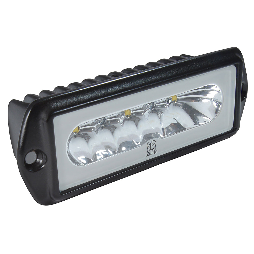 Lumitec Capri2 - Flush Mount LED Flood Light - Black Housing - 2-Color Dimming