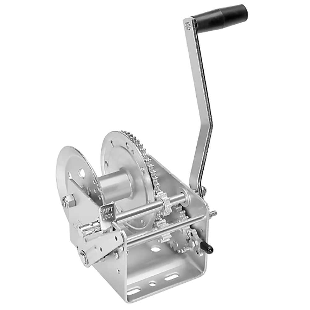 Fulton 2600lb 2-Speed Winch with Hand Brake