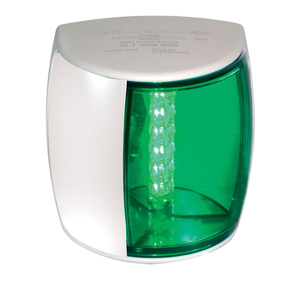 Hella Marine PRO Starboard Navigation Lamp - 2nm - Green Lens/White Housing