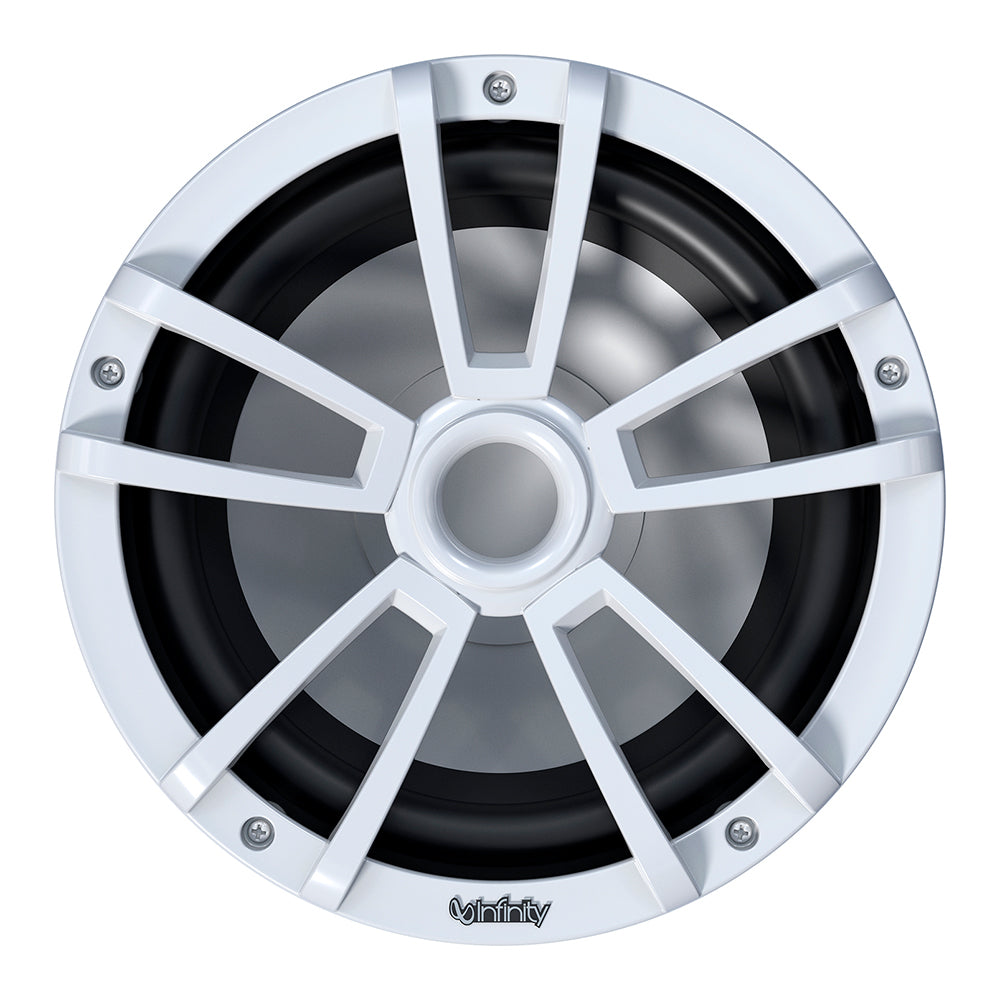 Infinity INF1022MLW 10" Marine RGB Reference Series Subwoofer Speakers, White