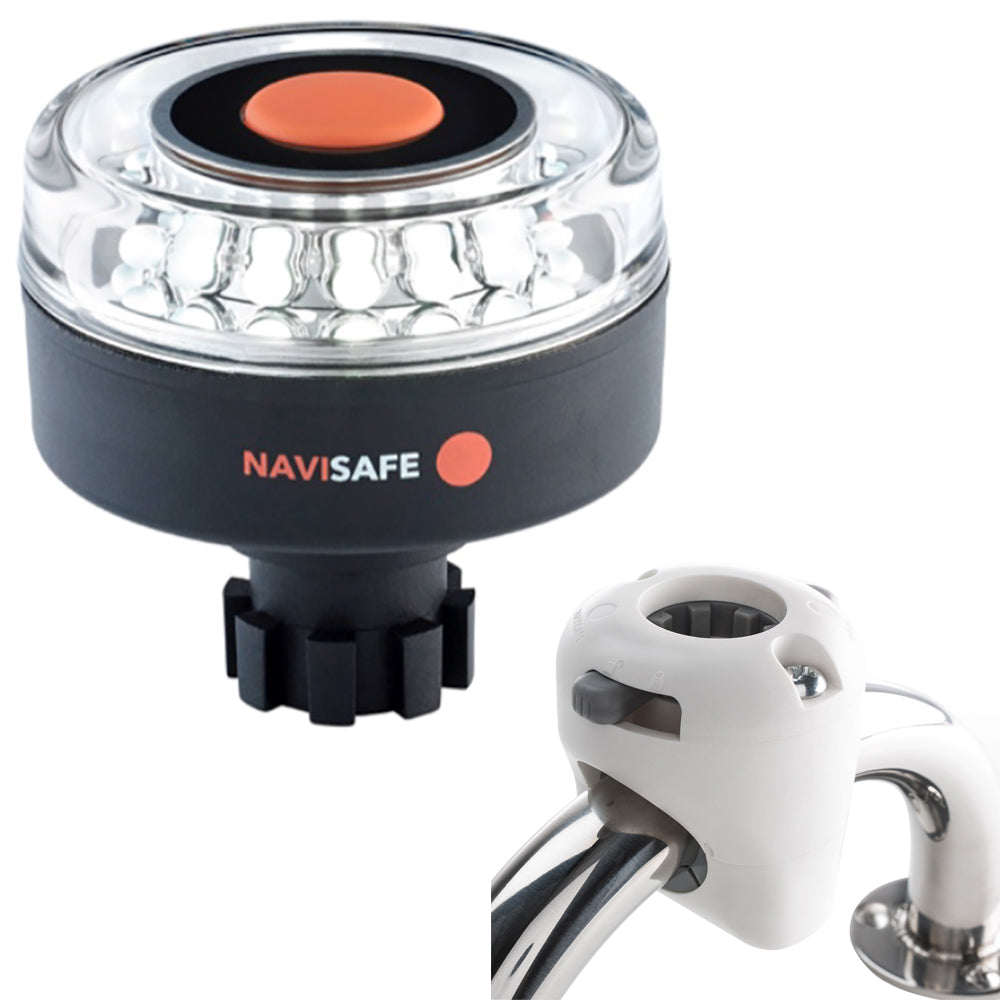 Navisafe Navilight 360° 2NM with Navibolt Base & Rail Mount - White