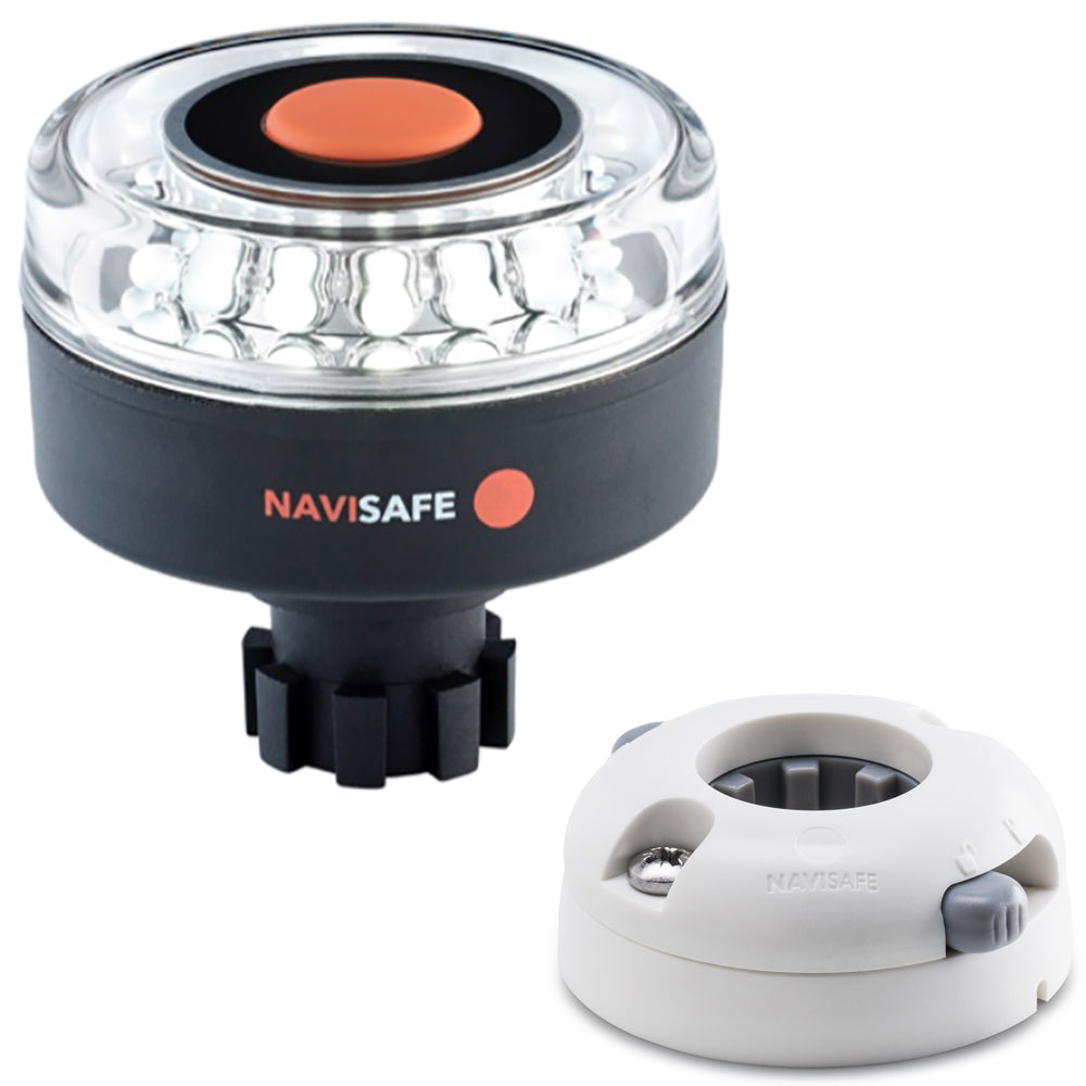 Navisafe Navilight 360° 2NM with Navibolt Base & Horizontal Mount - White