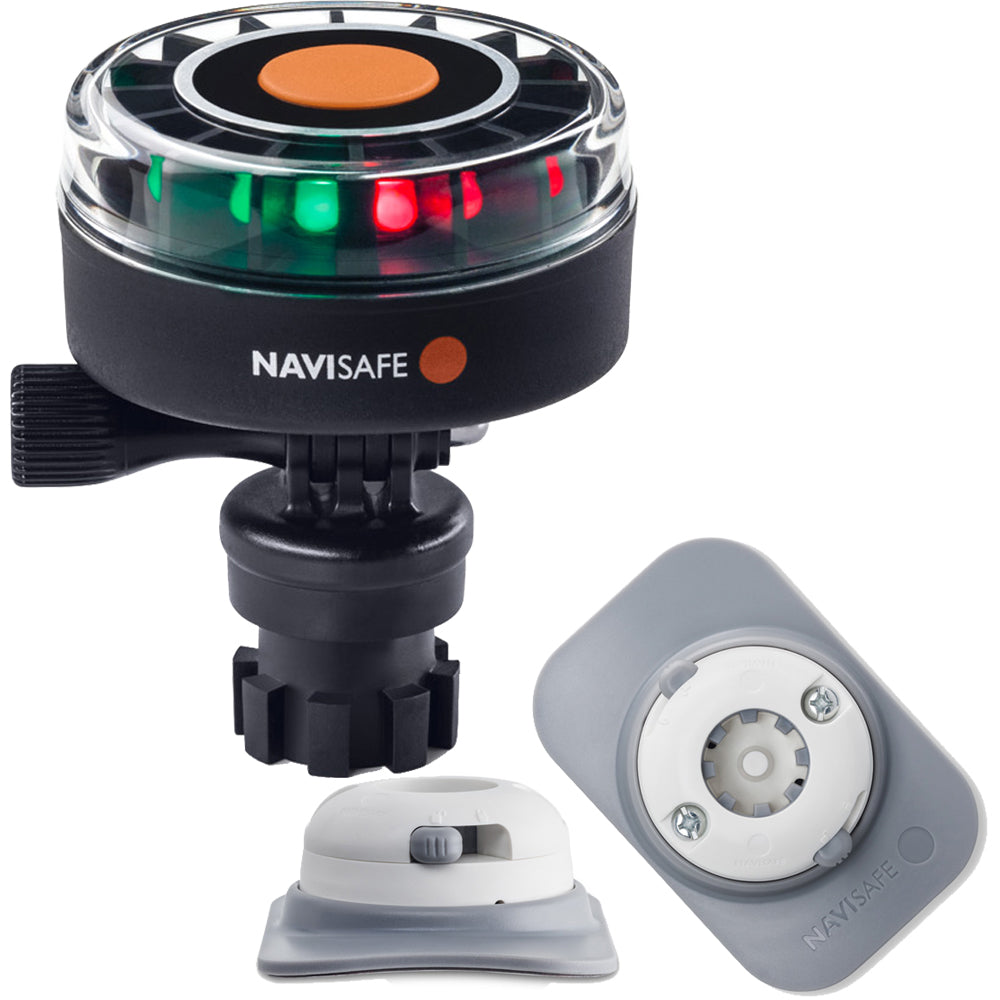 Navisafe Navilight 2NM Tricolor with Navimount Base & RIB Mount - White