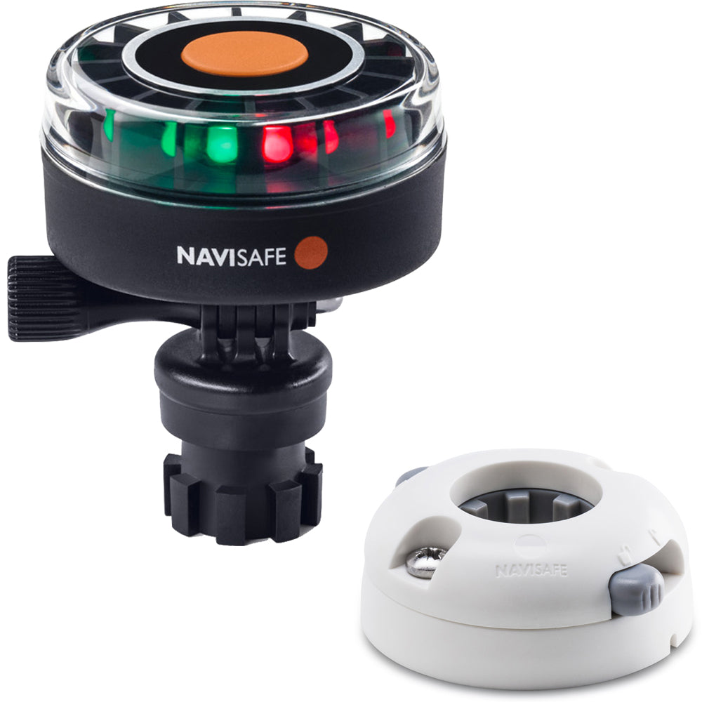 Navisafe Navilight 2NM Tricolor with Navimount Base & Horizontal Mount - White