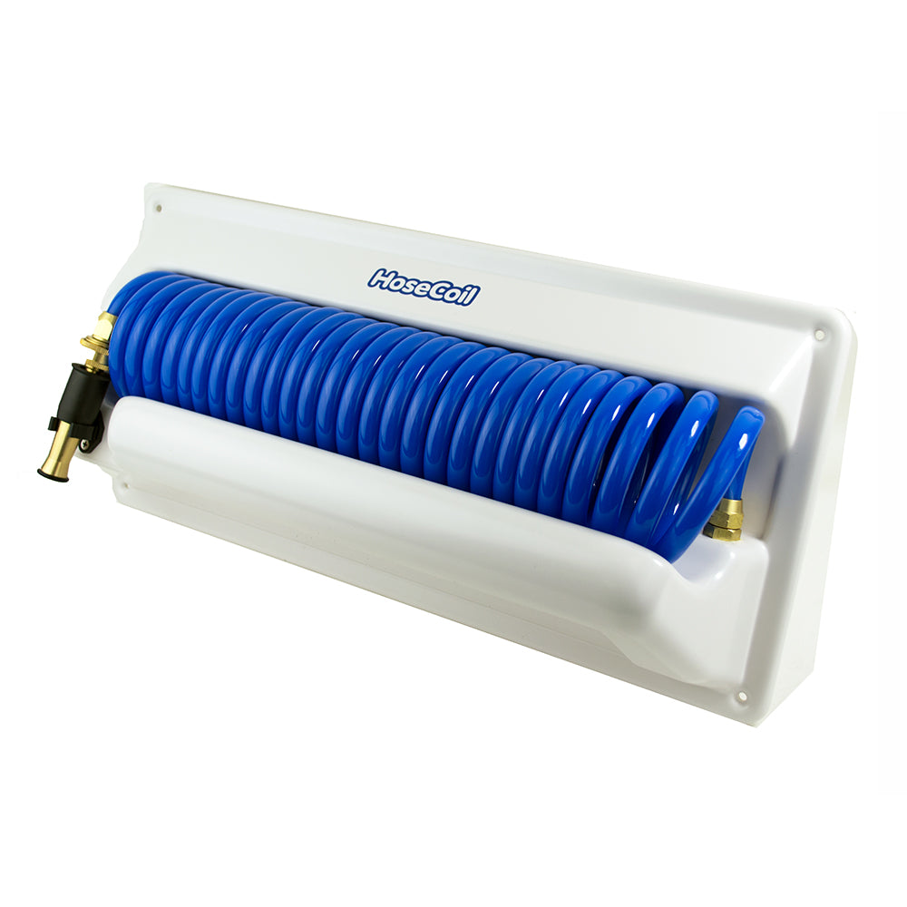 HoseCoil Horizontal Mount Enclosure with Additional 5' Feeder Hose