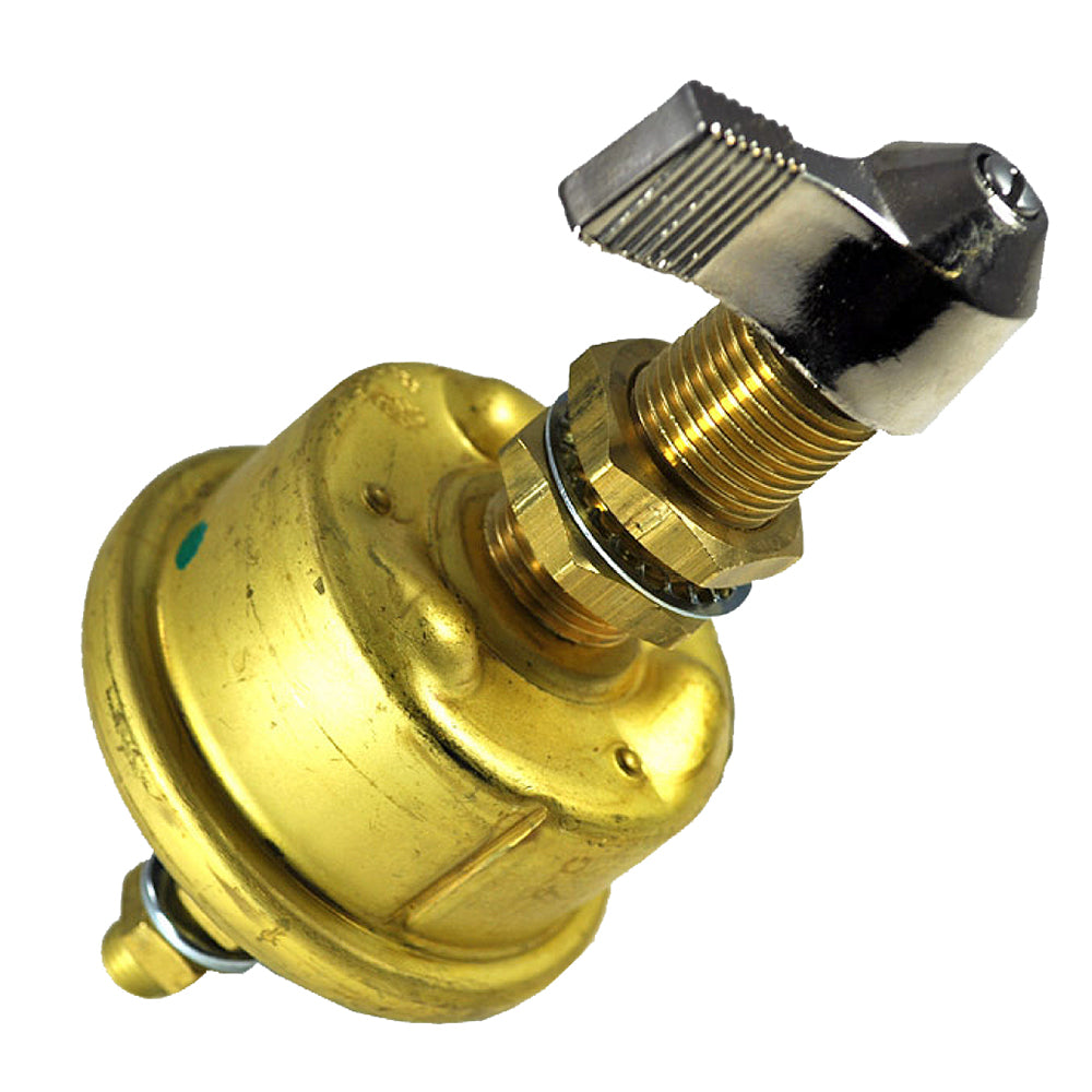 Cole Hersee Single Pole Brass Battery Switch, 175A Continuous 800A Intermittent