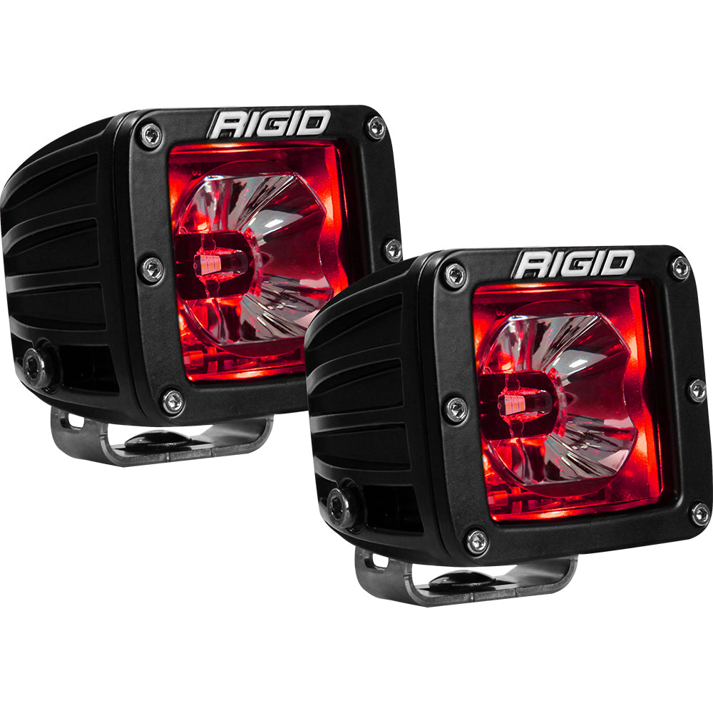 RIGID Industries 20202 15W Radiance Pod Light Black Exposed PCB, Red Backlight