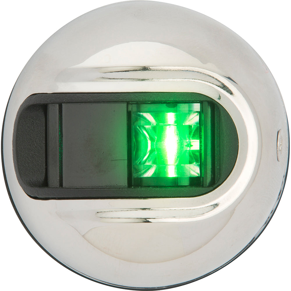 Attwood LightArmor Vertical Surface Mount Navigation Light - Starboard (Green)