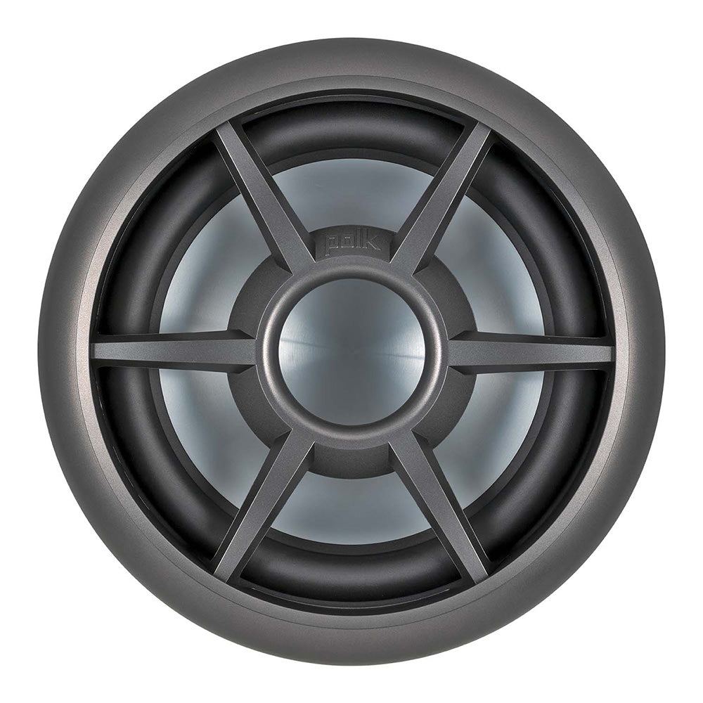 Polk UMS108SR 10" 350W Subwoofer Ultramarine with High Temp Voice Coil, Silver