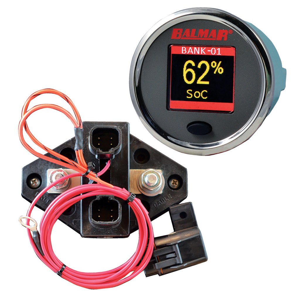 Balmar SG200 Battery Monitor Kit with Display Shunt 10M Cable 12-48 VDC