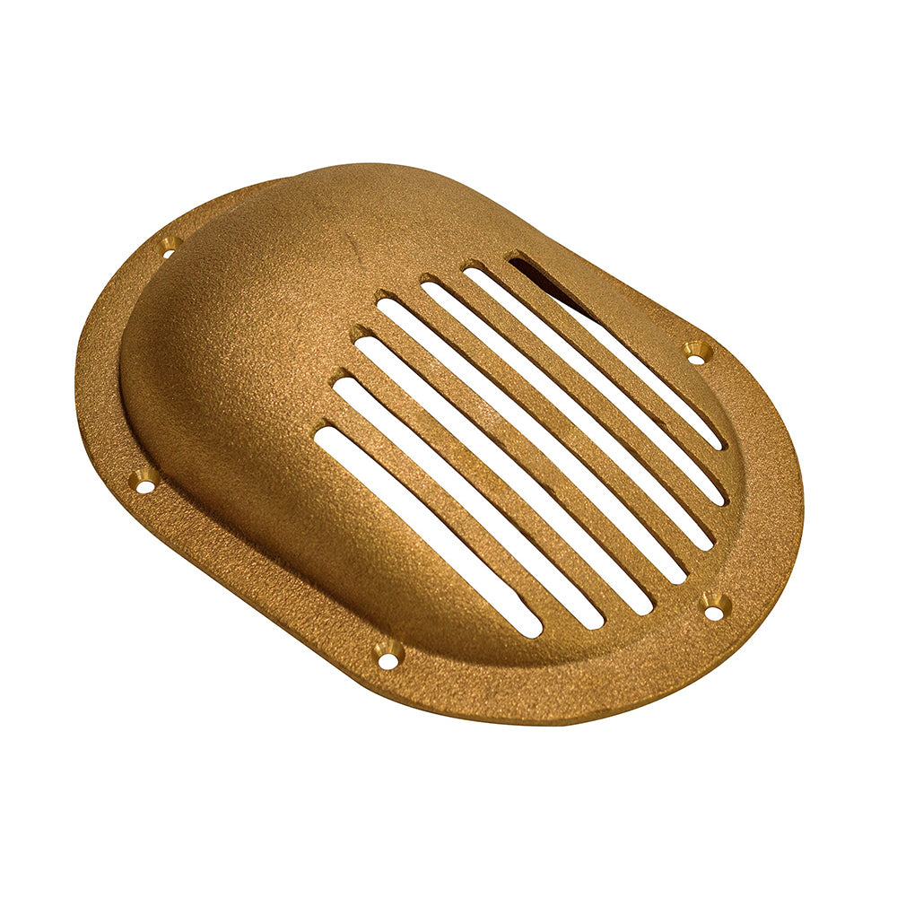 GROCO Bronze Clam Shell Style Hull Strainer for Up to 1-1/2" Thru Hull