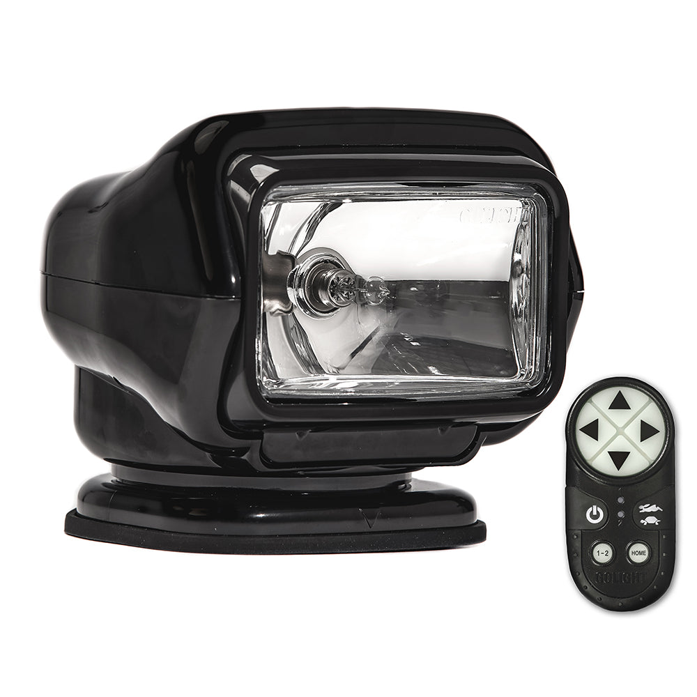 Golight Stryker Permanent Mount Black Halogen w/Wireless Handheld Remote