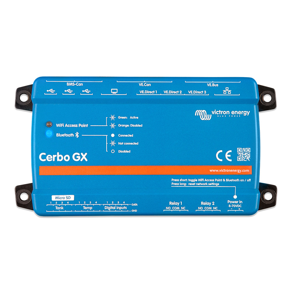 Victron Cerbo GX Communications Center, BMS-CAN Port, Tank Level Inputs