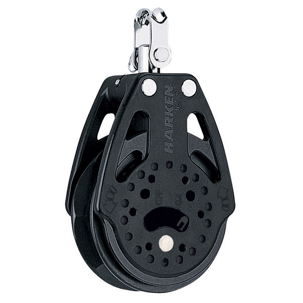 Harken 57mm 2135 Carbo Single Ratchet Boat, Sailboat, Fishing Block with Swivel