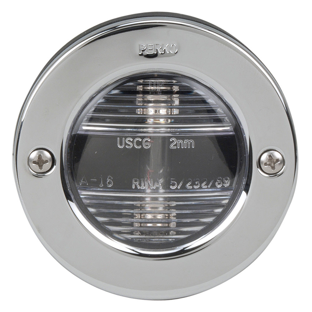 Perko Vertical Mount Stern Light 12VDC with STS Bezel