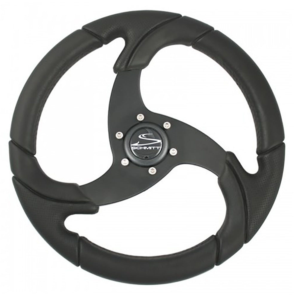 Schmitt Marine Folletto 14.2" Wheel, Polyurethane 3/4" Tapered Shaft, Center Cap