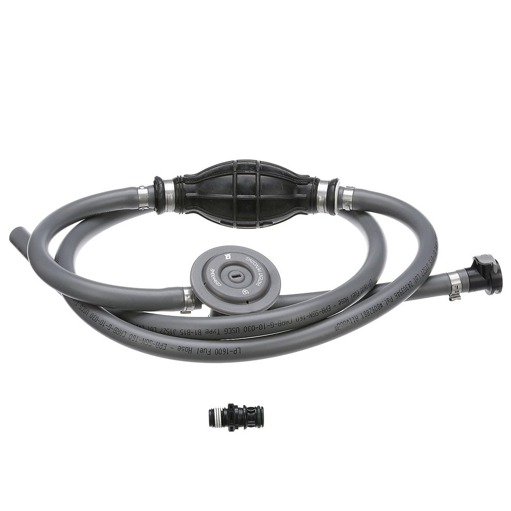 Attwood Universal Fuel Line Kit, 3/8" Dia. x 6' Length with Sprayless Connectors