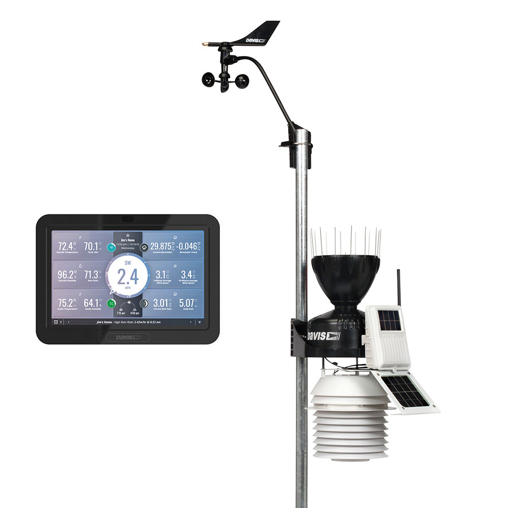 Davis Vantage Pro2 Wireless Weather Station with WeatherLink Console & 24hr Fan