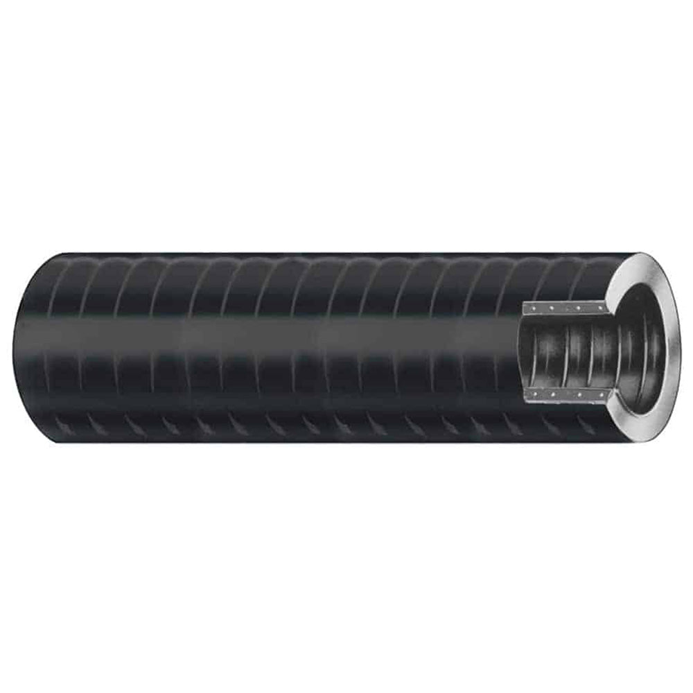 Trident Marine 3/4" x 50' VAC XHD Bilge & Live Well Hose, Hard PVC Helix, Black