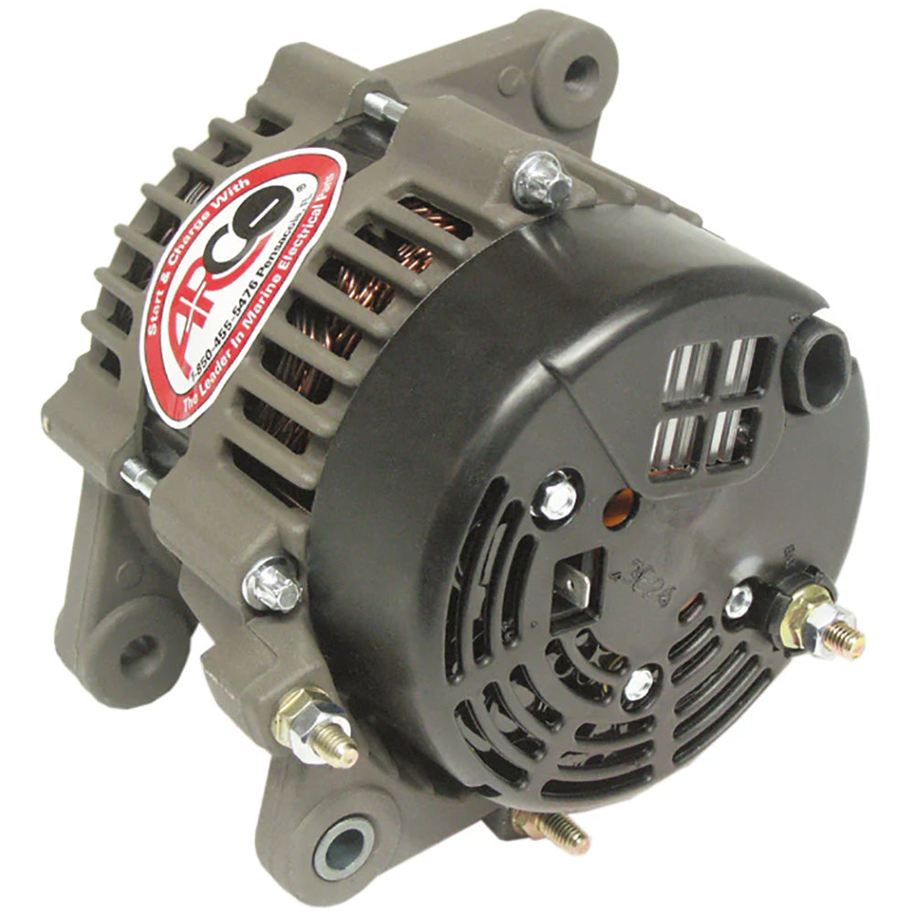 ARCO Marine Premium Replacement Alternator with Single-Groove Pulley - 12V, 70A