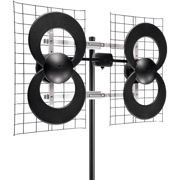 Antennas Direct C4-CJM ClearStream 4 Quad-Loop UHF Outdoor Antenna w/ 20" Mount