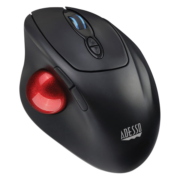 Adesso iMouse T30 Wireless Programmable Ergonomic Trackball Mouse for Windows