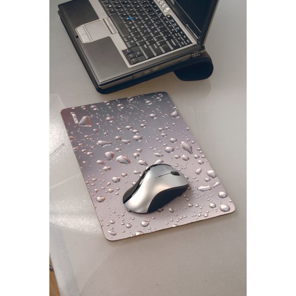 Allsop 29648 Widescreen Metallic Raindrop Mouse Pad