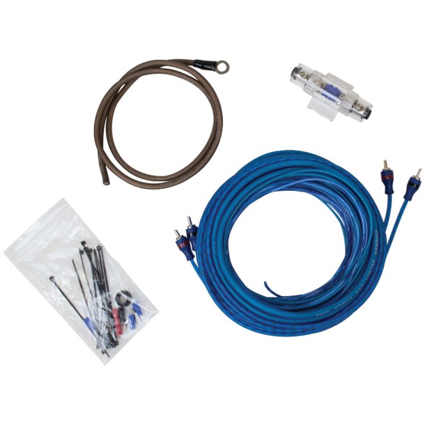 Stinger SSK4ANL Select Series Wiring Kit w/ Copper-Clad Aluminum Cables, 4 Gauge