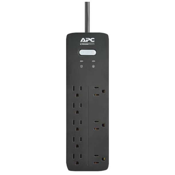 APC PH8 8-Outlet SurgeArrest Home/Office Series Surge Protector, 6ft Cord