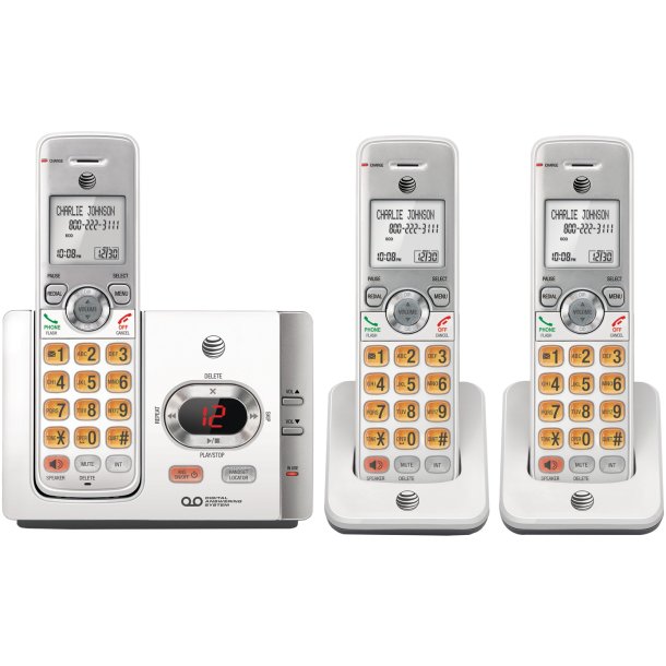 AT&T DECT 6.0 Cordless Answering System with Caller ID/Call Waiting (3 Handsets)