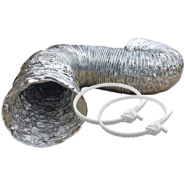 Builder's Best 110673 4" x 8ft SilverDuct Dryer Transition Duct Kit