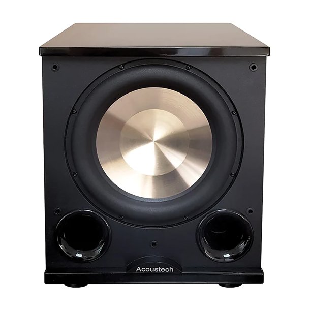 BIC America PL-200II Acoustech Indoor 250W-Continuous Powered Subwoofer, Black