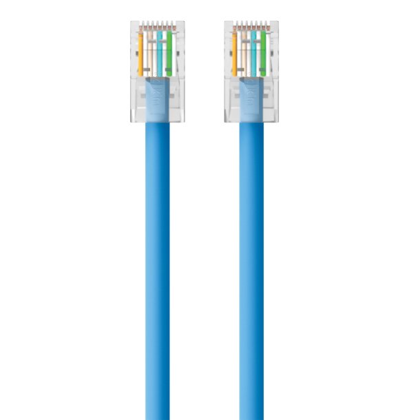 Belkin A3L980-10-BLU-S CAT-6 Snagless Blue Patch Cable (10 Feet)